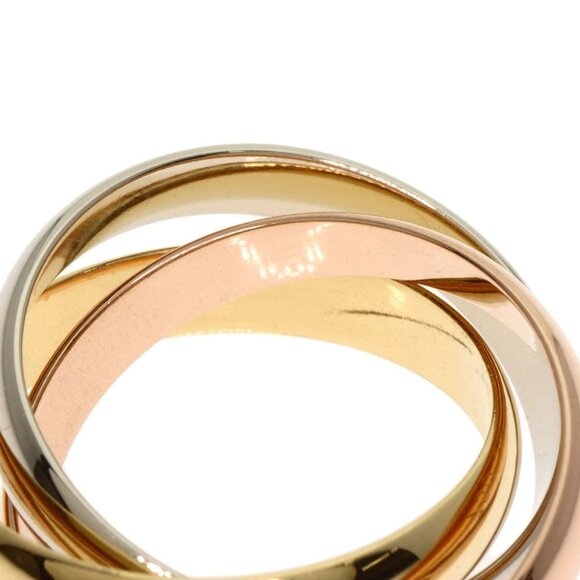 CARTIER 18k Pink Trinity Ring #48 - Picture 8 of 9